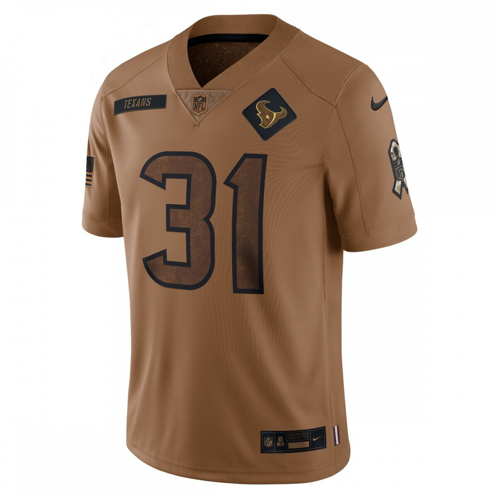 Dameon Pierce Houston Texans Nike 2023 Salute To Service Limited Jersey - Brown-GridironStore
